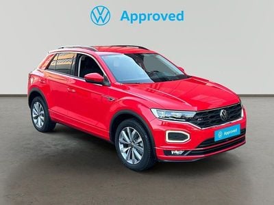 Rojo Usado 2021 VW T-Roc Advance SUV | 22.450 € (Un poco caro)