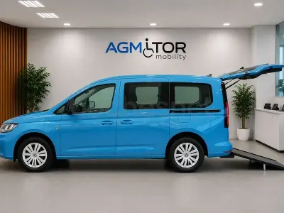 Usado VW Caddy 102 CV (75 kW) 2025 Azul Monovolumen