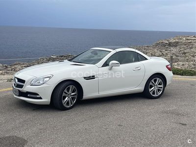 Usado Mercedes SLK200 184 CV (135 kW) 2013 Blanco Descapotable