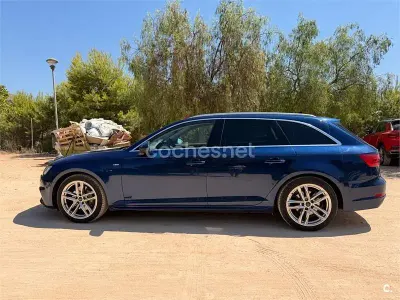 Usado Audi A4 S-Line 190 CV (139 kW) 2016 Azul Familiar