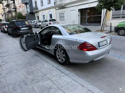 Usado Mercedes SL350 245 CV (180 kW) 2005 Gris / plata Descapotable