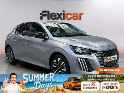 Usado Peugeot 208 Allure 100 CV (73 kW) 2025 Gris Utilitario