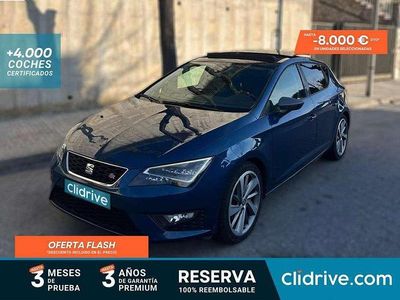 Usado Seat Leon FR 150 CV (110 kW) 2016 Azul Familiar