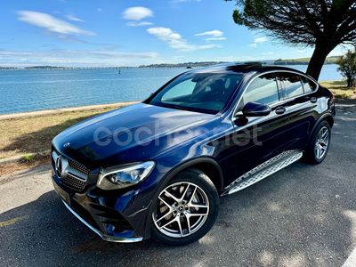 Usado Mercedes GLC250 204 CV (150 kW) 2018 Azul Coupe