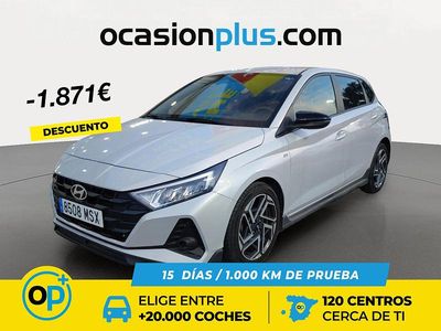 Usado Hyundai i20 N Line 79 CV (58 kW) 2024 Gris Berlina