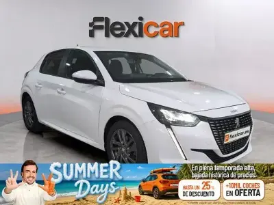 Usado Peugeot 208 Style 100 CV (73 kW) 2021 Blanco Utilitario