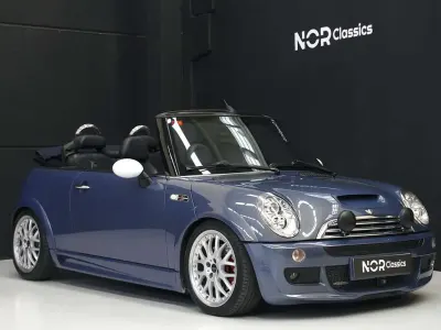Usado Mini John Cooper Works Cabriolet 211 CV (155 kW) 2009 Azul Descapotable