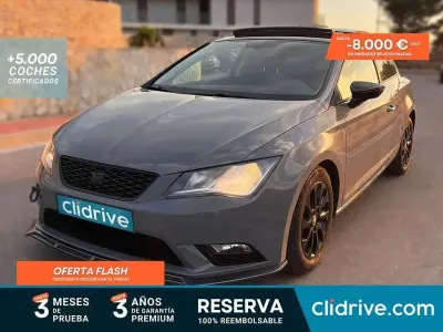 Usado Seat Leon ST Style 110 CV (80 kW) 2014 Gris Familiar