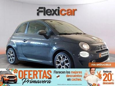 Usado Fiat 500 Sport 70 CV (51 kW) 2022 Gris Descapotable