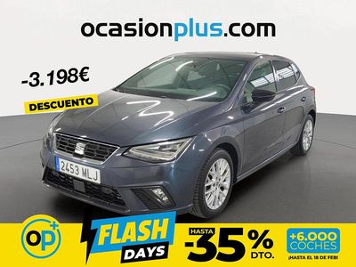 Usado Seat Ibiza FR 110 CV (80 kW) 2023 Gris Berlina
