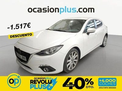 Usado Mazda 3 Luxury 120 CV (88 kW) 2016 Blanco