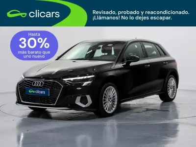 Usado Audi A3 Sportback e-tron Advanced 150 CV (110 kW) 2022 Negro Utilitario