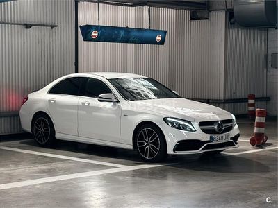 Blanco Usado 2016 Mercedes C220 AMG line Berlina | 25.000 € (Caro)