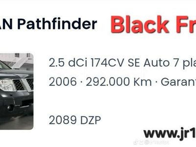 Negro Usado 2006 Nissan Pathfinder SE SUV | 14.900 €