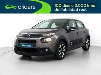 Usado Citroën C3 Feel 82 CV (60 kW) 2020 Gris Utilitario