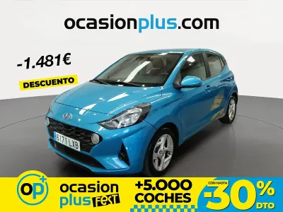 Usado Hyundai i10 67 CV (49 kW) 2022 Azul Utilitario