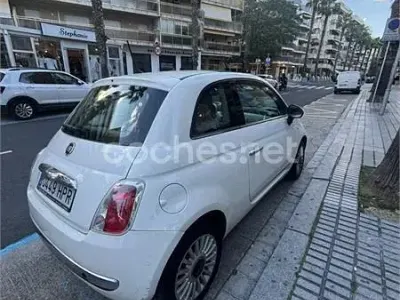 Usado Fiat 500 Lounge 69 CV (50 kW) 2013 Blanco Berlina