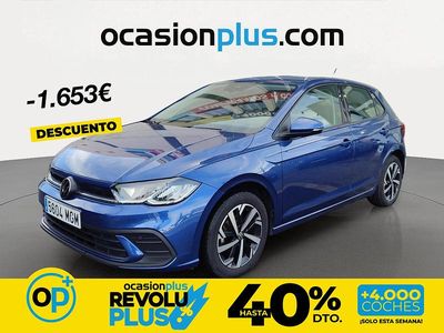 Usado VW Polo Life 95 CV (69 kW) 2023 Azul Utilitario