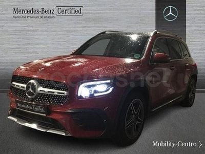 Usado Mercedes GLB200 AMG line 150 CV (110 kW) 2021 Rojo patagonia metalizado SUV