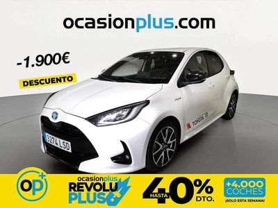 Usado Toyota Yaris Hybrid Style 116 CV (85 kW) 2021 Blanco