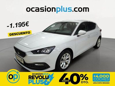 Usado Seat Leon Style 110 CV (80 kW) 2021 Blanco
