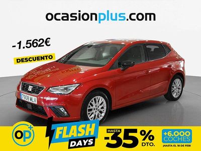 Usado Seat Ibiza FR 110 CV (80 kW) 2023 Rojo Utilitario