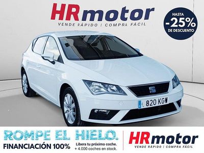 Usado Seat Leon Reference 110 CV (80 kW) 2018 Blanco Berlina