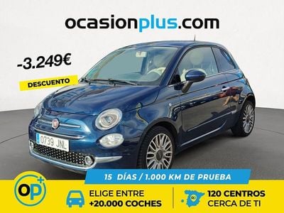 Azul Usado 2016 Fiat 500 Lounge Utilitario | 7769 € (Precio justo)
