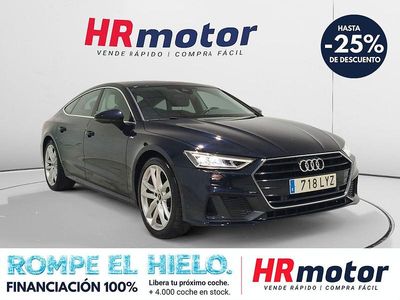 Usado Audi A7 Ambiente 204 CV (150 kW) 2022 Azul Utilitario