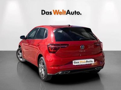 Usado VW Polo R-line 110 CV (80 kW) 2021 Rojo Berlina