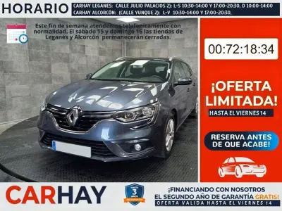 Usado Renault Mégane GrandTour Intens 115 CV (84 kW) 2020 Gris / plata Familiar