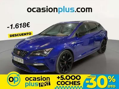 Usado Seat Leon FR 190 CV (139 kW) 2019 Azul Familiar