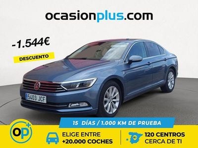 Azul Usado 2015 VW Passat Advance Berlina | 14.806 € (Precio justo)