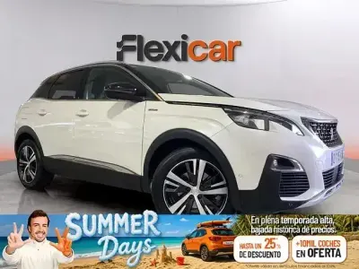 Usado Peugeot 3008 GT-line 130 CV (95 kW) 2018 Blanco SUV