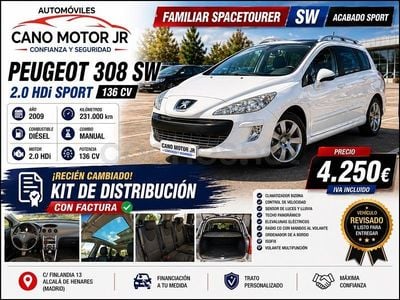 Occasion Peugeot 308 SW Sport 136 ch (100 kW) 2009 Blanc Break