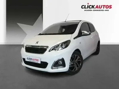Usado Peugeot 108 Allure 72 CV (52 kW) 2021 Blanco Utilitario
