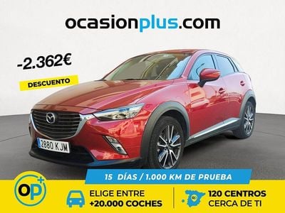 Rojo Usado 2018 Mazda CX-3 Luxury SUV | 15.350 € (Precio justo)