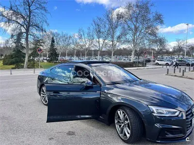 Usado Audi A5 Sportback Sport 218 CV (160 kW) 2018 Gris / plata Utilitario