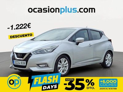 Usado Nissan Micra Acenta 100 CV (73 kW) 2019 Gris Utilitario