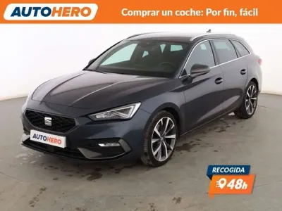 Usado Seat Leon FR 150 CV (110 kW) 2021 Gris Familiar
