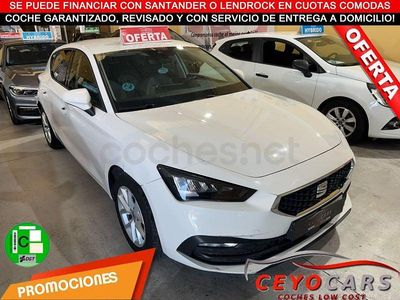 Usado Seat Leon Style 116 CV (85 kW) 2021 Blanco Berlina