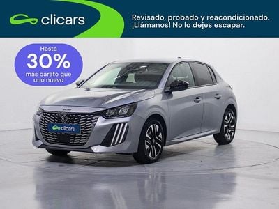 Usado Peugeot 208 Allure 100 CV (73 kW) 2025 Gris Utilitario