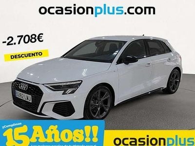 Blanco Usado 2021 Audi A3 Sportback S-Line Utilitario | 24.991 € (Precio justo)