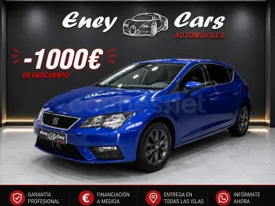 Usado Seat Leon XCELLENCE 130 CV (95 kW) 2020 Azul Berlina