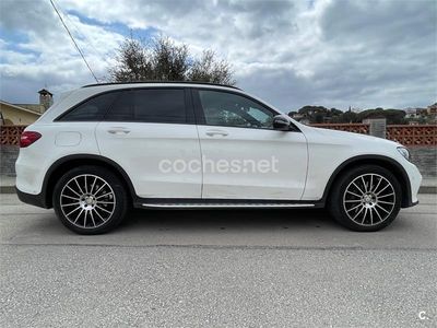 Usado Mercedes GLC250 AMG line 204 CV (150 kW) 2017 Blanco SUV