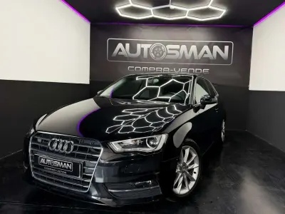 Usado Audi A3 Attraction 150 CV (110 kW) 2013 Negro Utilitario