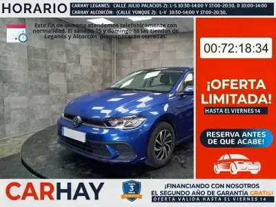 Usado VW Polo Life 95 CV (69 kW) 2022 Azul Utilitario