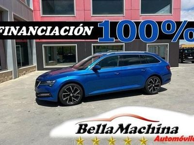 Amarillo Usado 2021 Skoda Superb Style Familiar | 17.475 € (Precio justo)