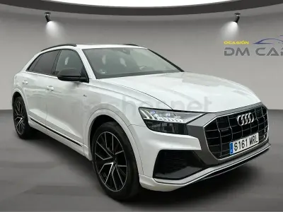 Usado Audi Q8 S-Line 286 CV (210 kW) 2020 Blanco SUV