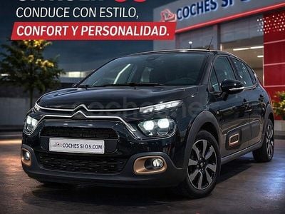 Usado Citroën C3 PureTech 83 CV (61 kW) 2022 Negro Utilitario